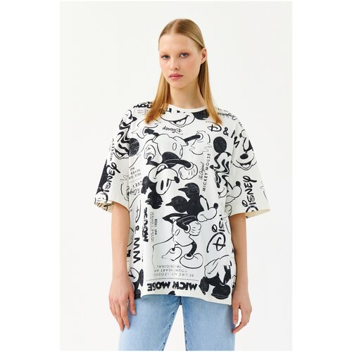 фото Футболка женская befree, цвет: мультиколор, размер l