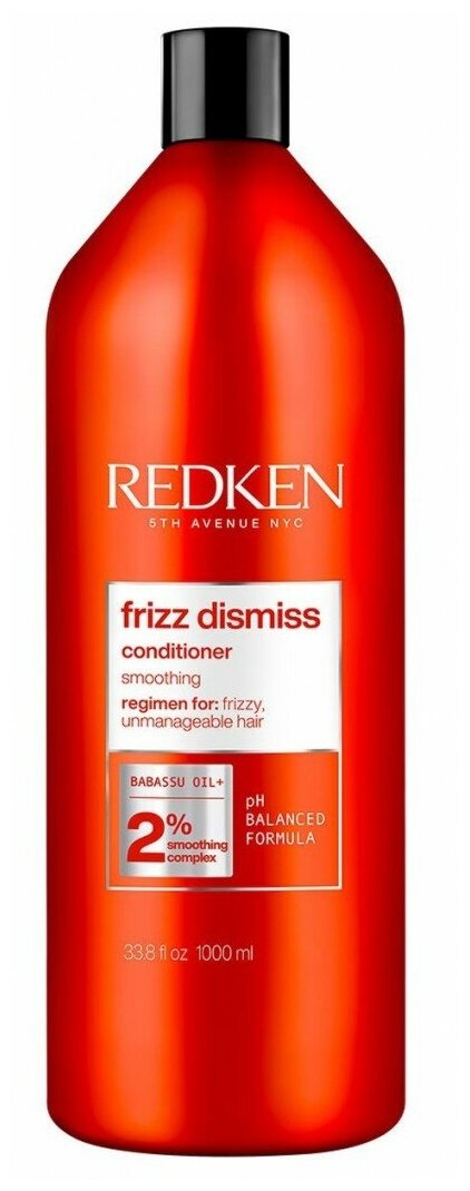 Кондиционер для гладкости и дисциплины волос Redken Frizz dismiss conditioner 1000 мл