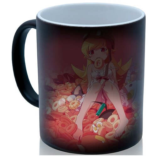 фото Кружка хамелеон ошино шинобу, крутой сувенир drabs