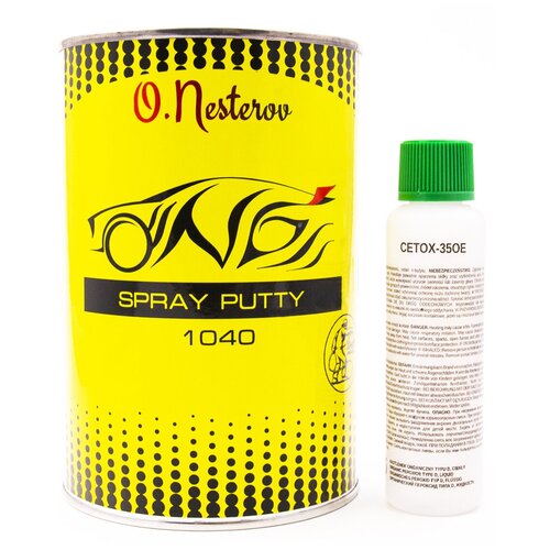 Жидкая шпатлевка (шпаклевка) распыляемая ОНБ Spray Putty серый, 1,2л / 1040-01-1200G