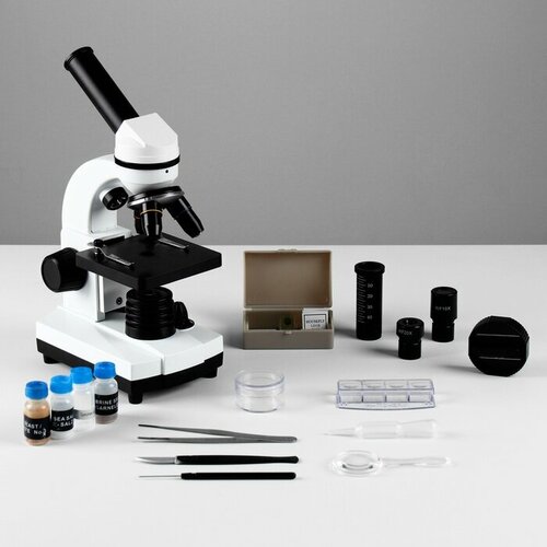 Микроскоп лабораторный кратность 40100400 подсветка 12403₽