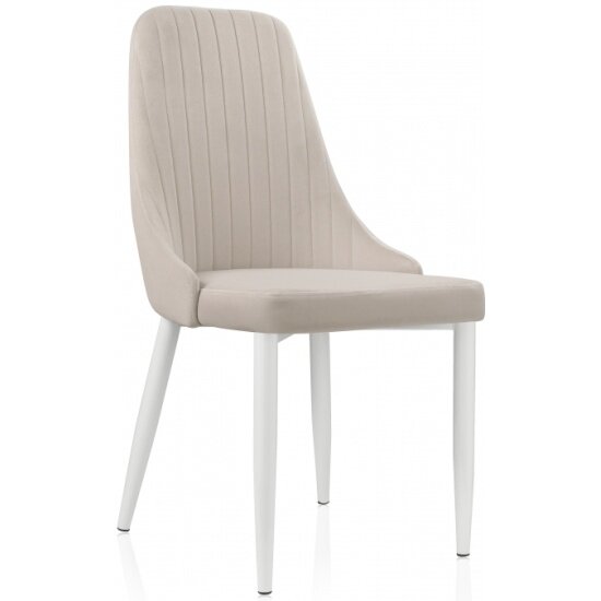 фото Стул обеденный WOODVILLE Kora white / beige