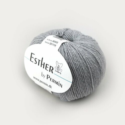 Пряжа Esther 50 шерсть 50 хлопок 50 г 230 м Permin 883400883433 703₽