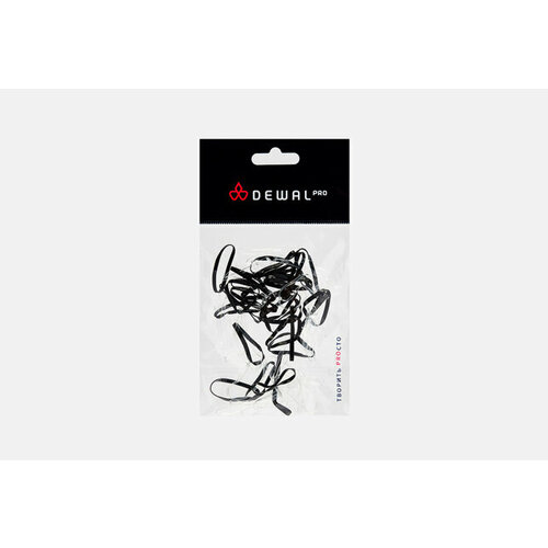 Резинки для волос черный, белый