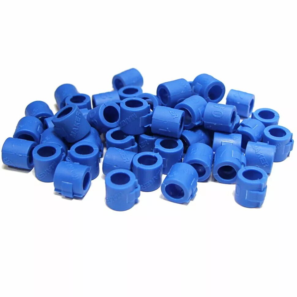 Кольцо маркировочное Maker J93 для птиц пластик 9мм 50шт