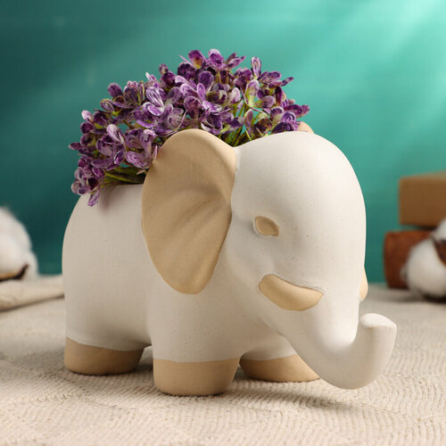 Кашпо Слоник 16х9х10см 1117₽