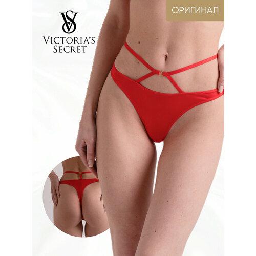 Трусы Victoria's Secret, размер XL, коралловый, красный secret