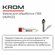 Фрезы для обработки ПВХ KROM D6/R1/Z2