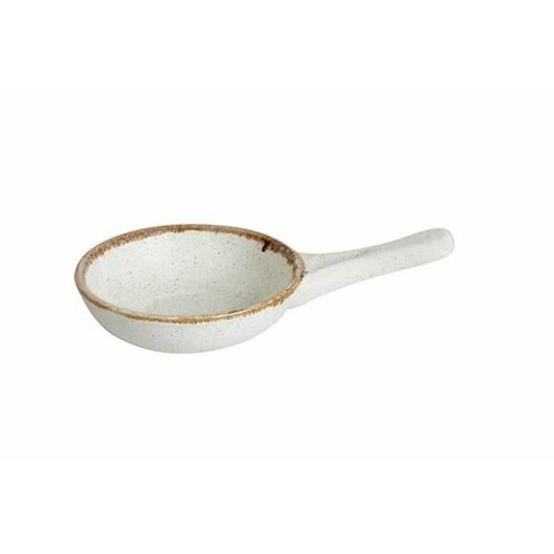 Сковорода фарфоровая порционная Porland 350мл d-14см бежевая с ручкой 2390₽