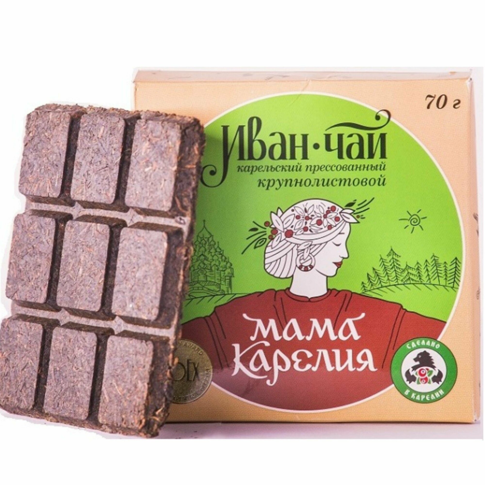 Мама карелия иван чай двойной ферментации прессованный