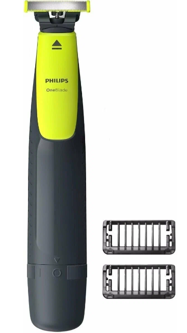 Триммер Philips OneBlade QP2510/10, черный/зеленый