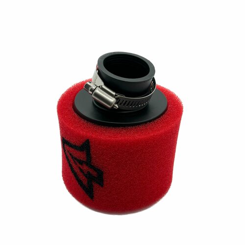 Фильтр воздушный VOLTZ, D35, с хомутом (красный)