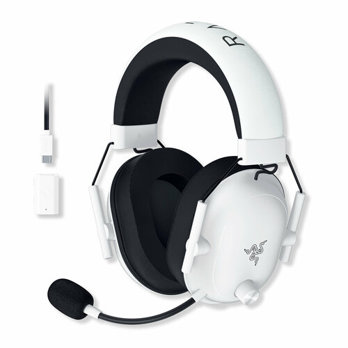 Компьютерная гарнитура Razer BlackShark V2 HyperSpeed (White) Беспроводная, 2,4ГГц, Bluetooth, USB