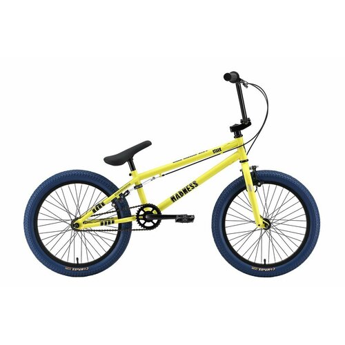 Велосипед Stark Madness BMX 1 2024 9 лимонныйчерныйлазурный 2454000₽