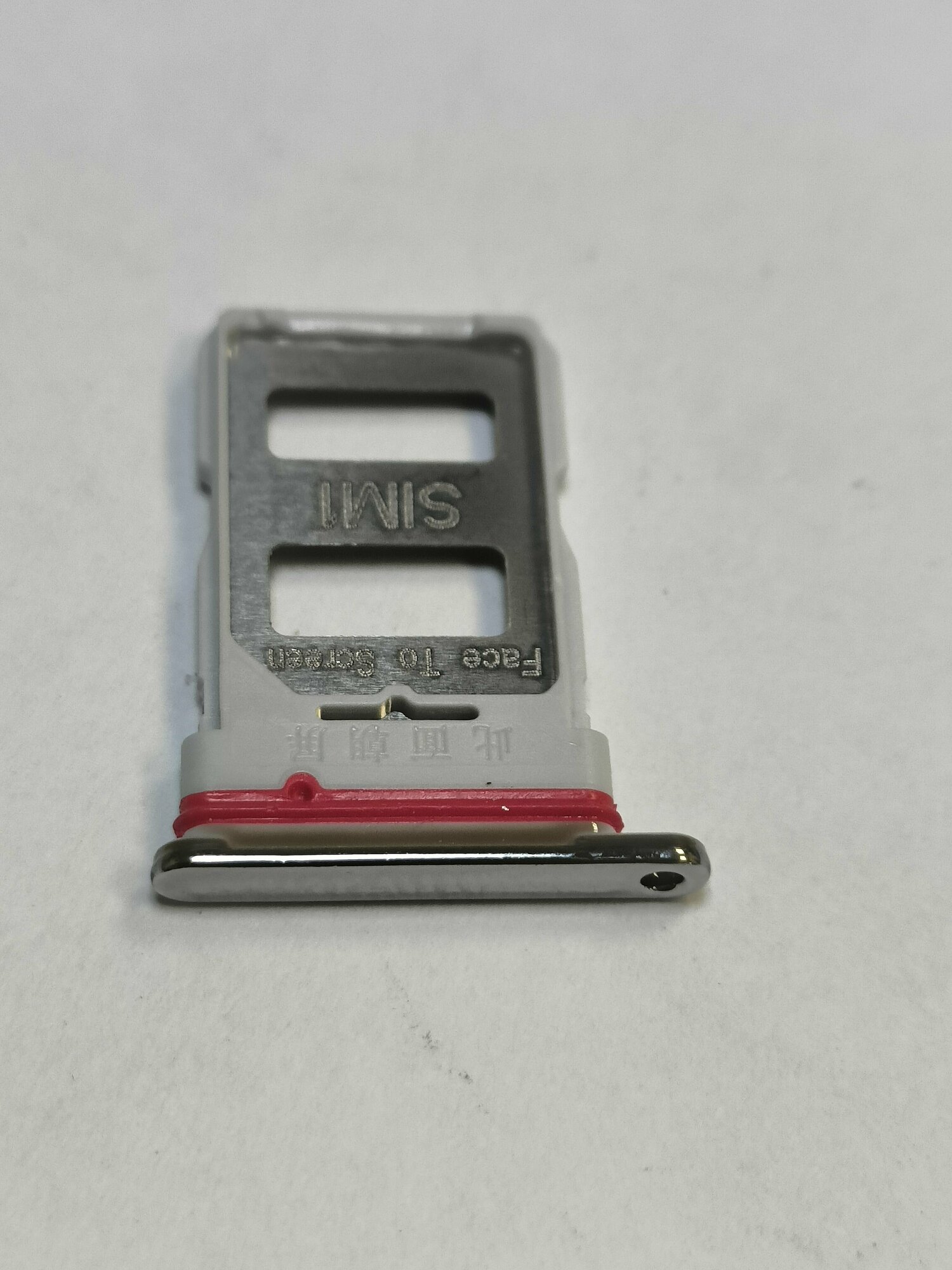 Сим лоток для xiaomi poco f3 белый — фото 1