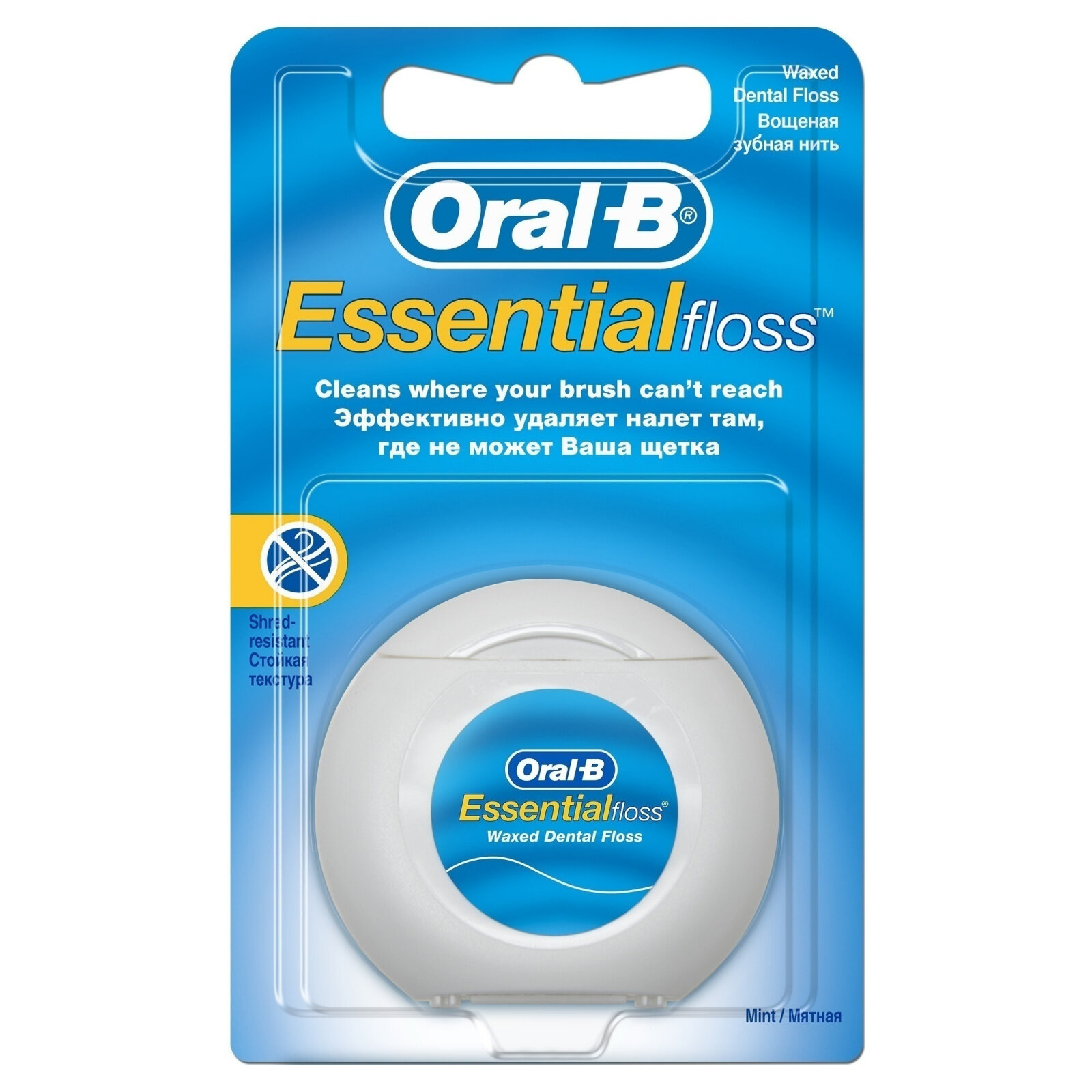 Зубная нить Oral-B 50 м, Орал-би Essential floss, мятная (80772)