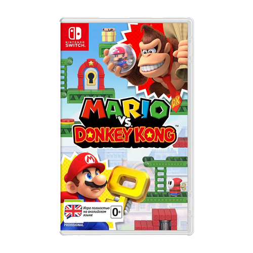Игра для Nintendo Switch: Mario vs. Donkey Kong Стандартное издание, английский язык игра nintendo mario vs donkey kong стандартное издание