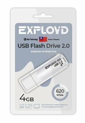 USB флэш-накопитель (EXPLOYD EX-4GB-620-White)