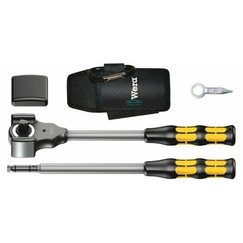 Wera Knarre Koloss 8002 C 1/2 Set 2 in 1 drill chuck ratchet spanner two way quick ratchet two ended dual purpose spanner tool home electric drill and power tool