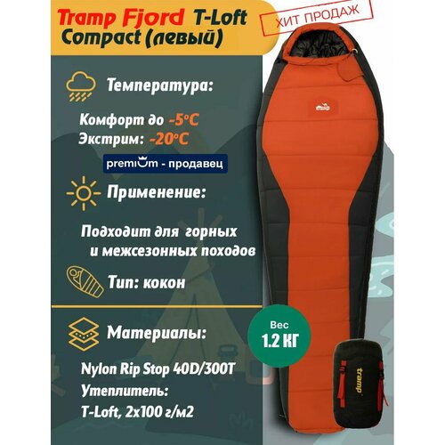 Спальный мешок Fjord T-Loft Compact 8300₽