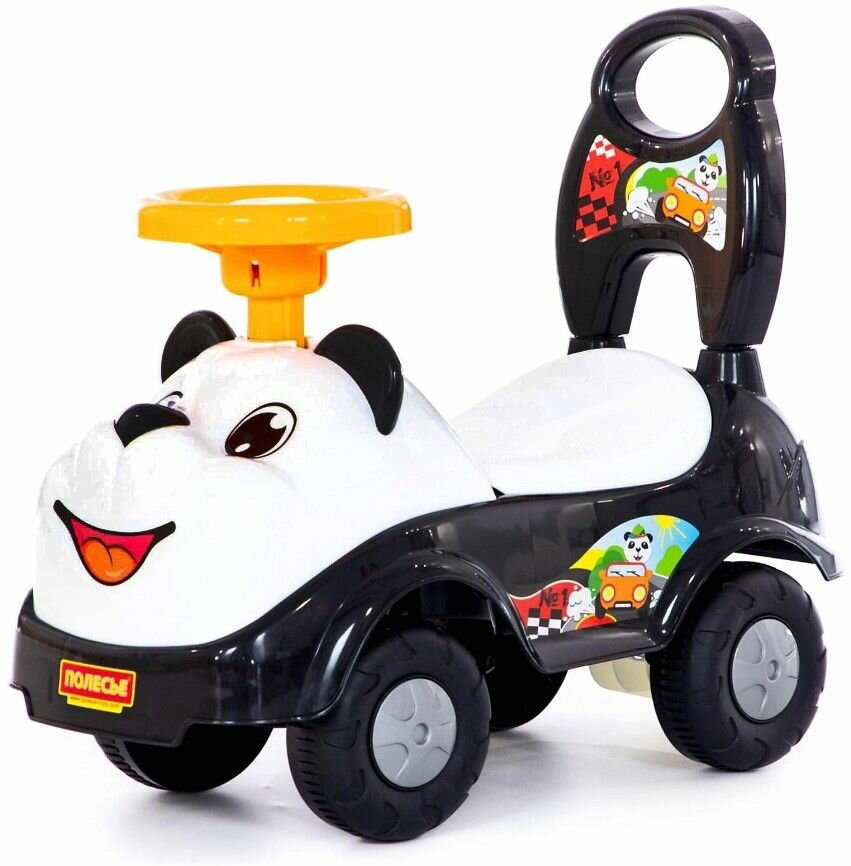 Детский толокар "Панда", машинка-каталка бибикар для малышей, пластиковый автомобиль-пушкар