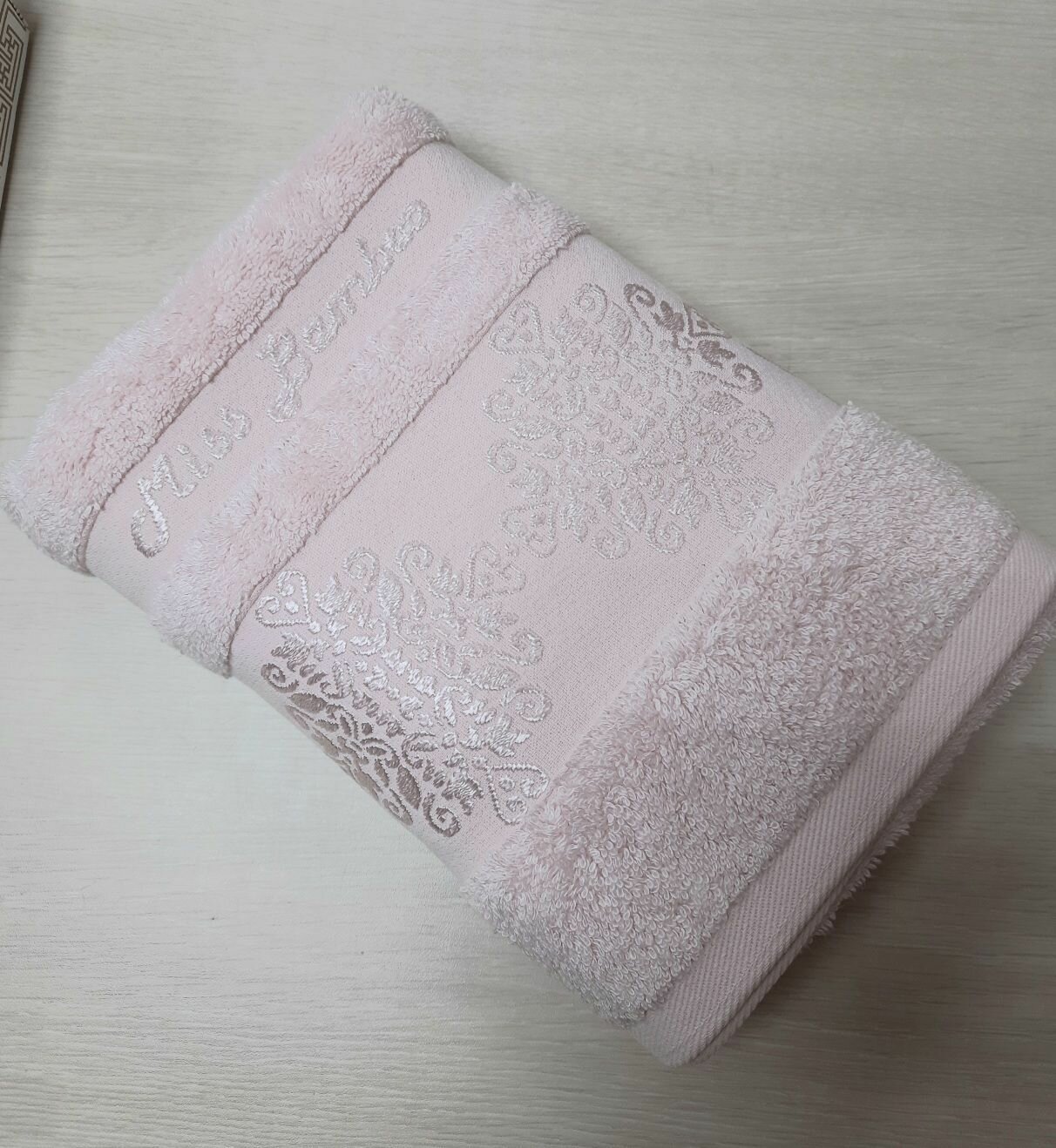 фото Полотенце PHILIPPUS из бамбука (пудра) 70/140 см.