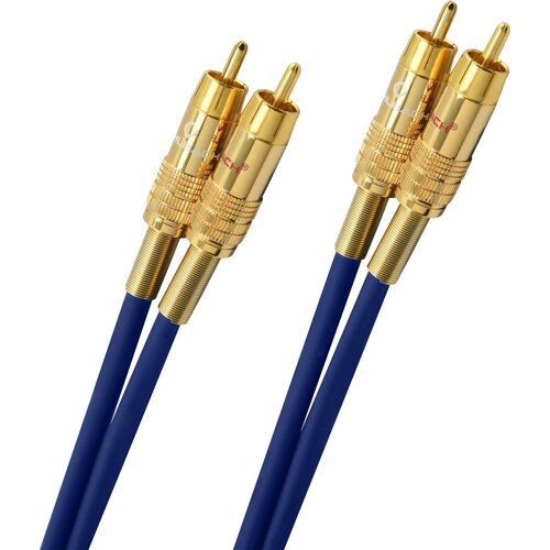 Кабель межблочный аудио Oehlbach PERFORMANCE NF 1 Master Set 1 x 5,0m, blue, D1C2038