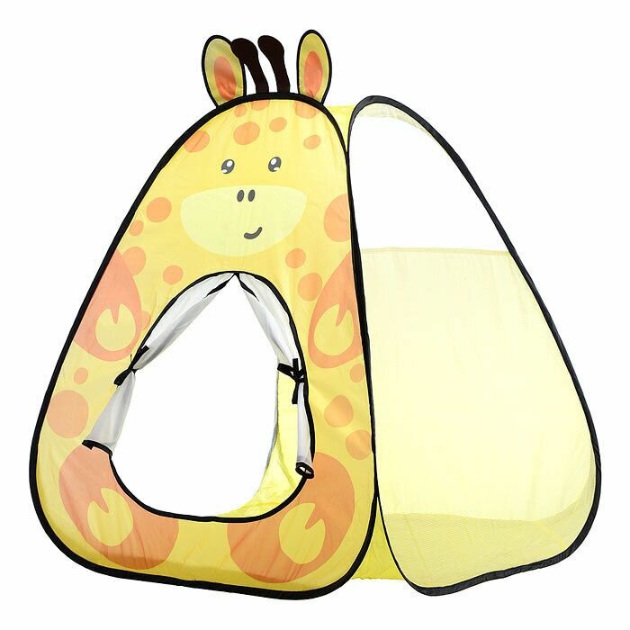 Игровой домик - палатка Жирафик, в комплекте 50 разноцветных шаров, 60х8х38 см