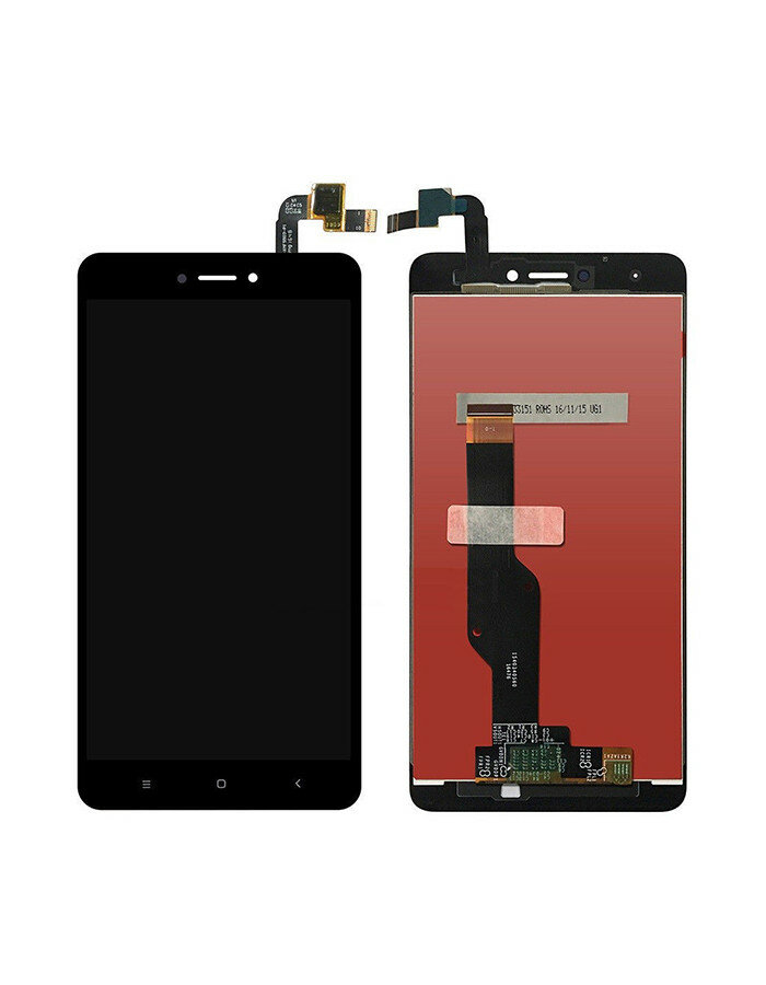 Дисплей для Xiaomi Redmi Note 4X в сборе с тачскрином Черный