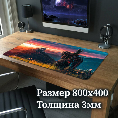 Коврик для мыши 800х400х3 Ведьмак на Плотве