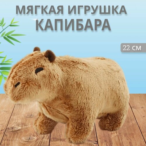 Мягкая игрушка Капибара, 22см