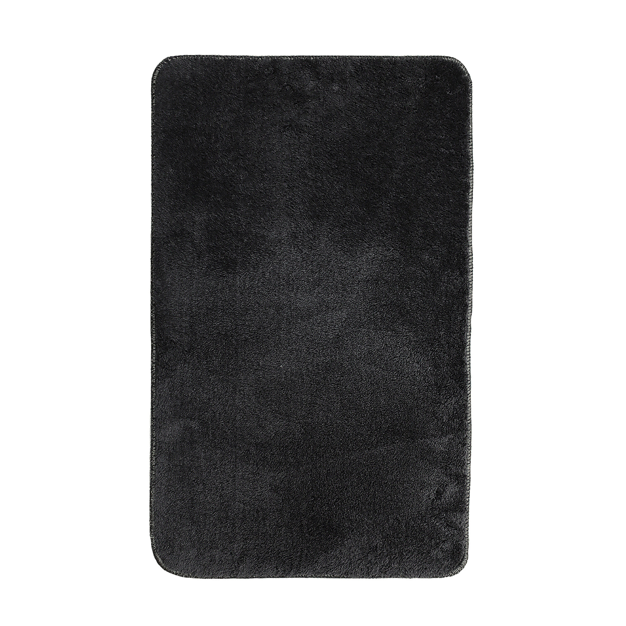 Коврик для ванной комнаты 50*80 см полиэстер SOLID GRAY