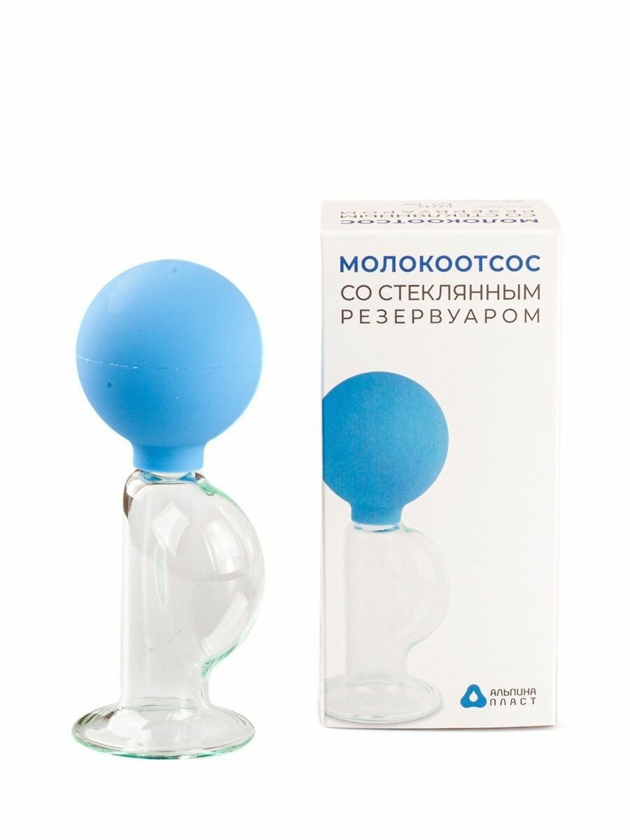 Молокоотсос ручной молокоотсос портативный стеклянный
