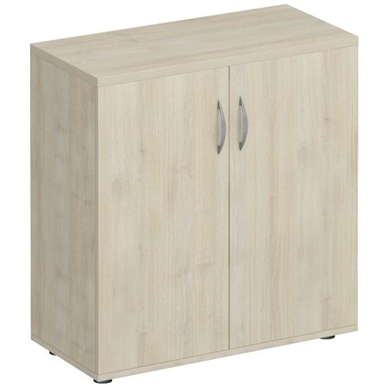 Шкаф для документов Юнитекс Комфорт низкий закрытый 80*38*84 дуб шамони
