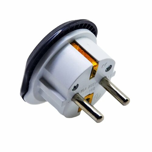 Переходник Merkan 16 А (серый) для розетки универсальный всех типов розеток с Китайской(Cn), Американской (USA), Английской(En) вилки