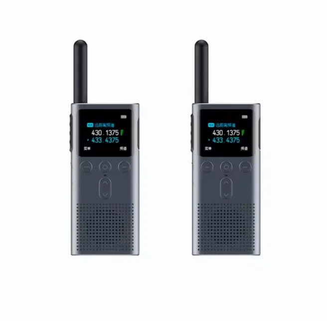 Xiaomi Walkie-Talkie 2S 1,77-дюймовый цветной дисплей, 4 Вт, силовой домофон, менеджер приложений, 5 км, расстояние вызова на открытом воздухе