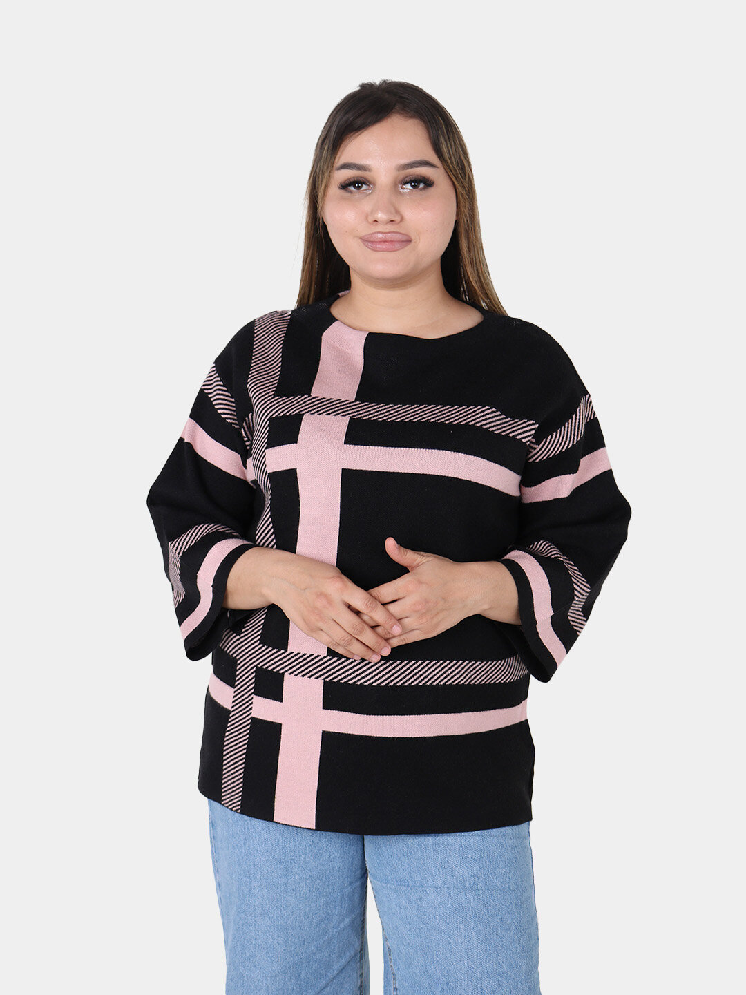 Свитер размер One Size, , розовый, — фото 1