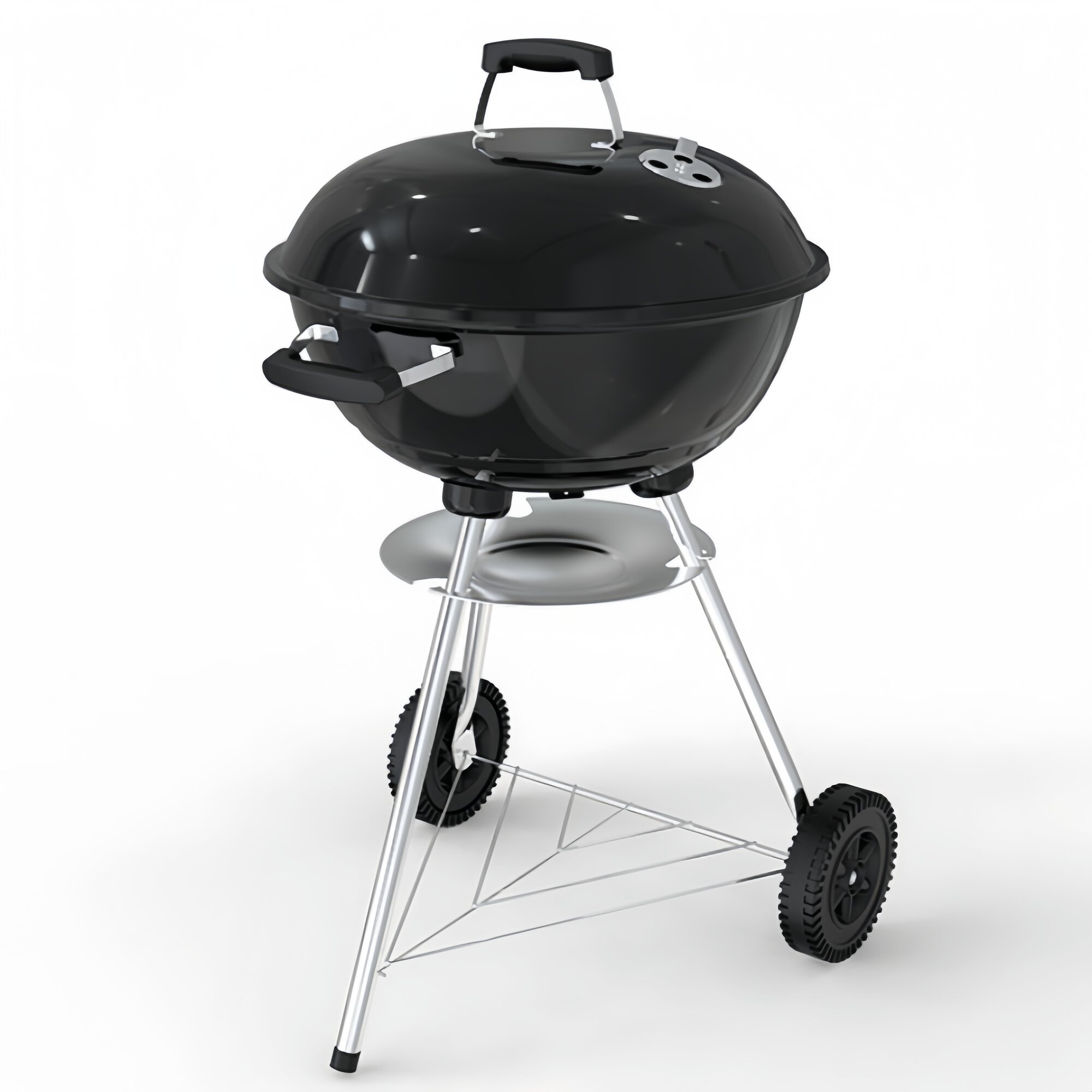 Гриль-барбекю уголь сталь черный