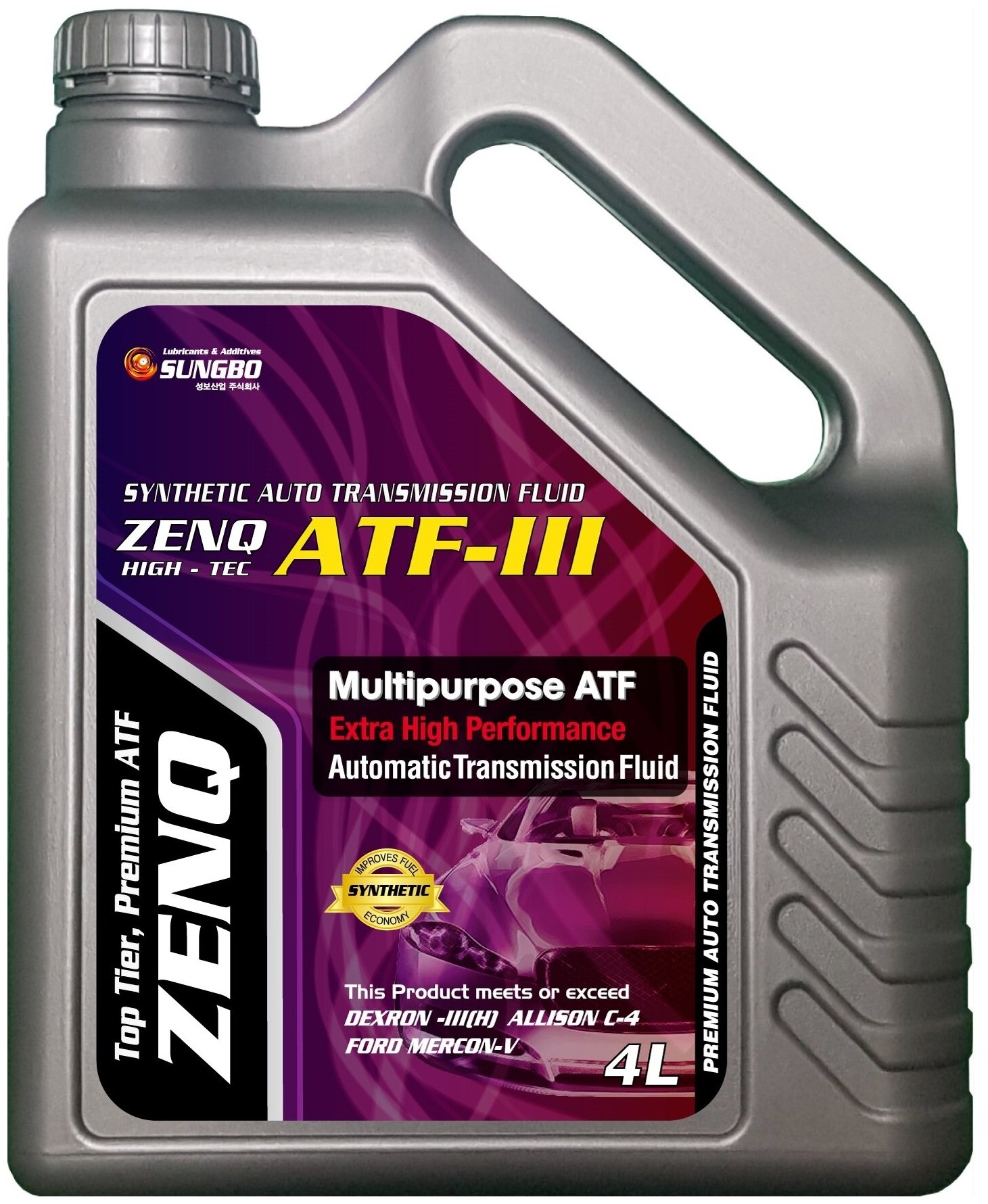 ZENQ ATF-III (синт) 4л