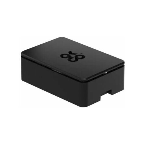 Корпус Okdo ASM-1900133-21 Raspberry Pi 4 Case Standard Black с крышкой (187-3797) корпус для микрокомпьютера raspberry pi 4 model b official case okdo standard series black 187 3797 6 3 см