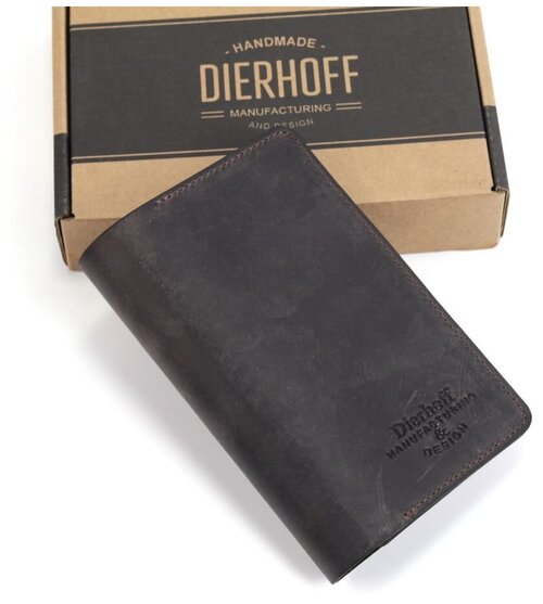 Обложка для паспорта Dierhoff, коричневый