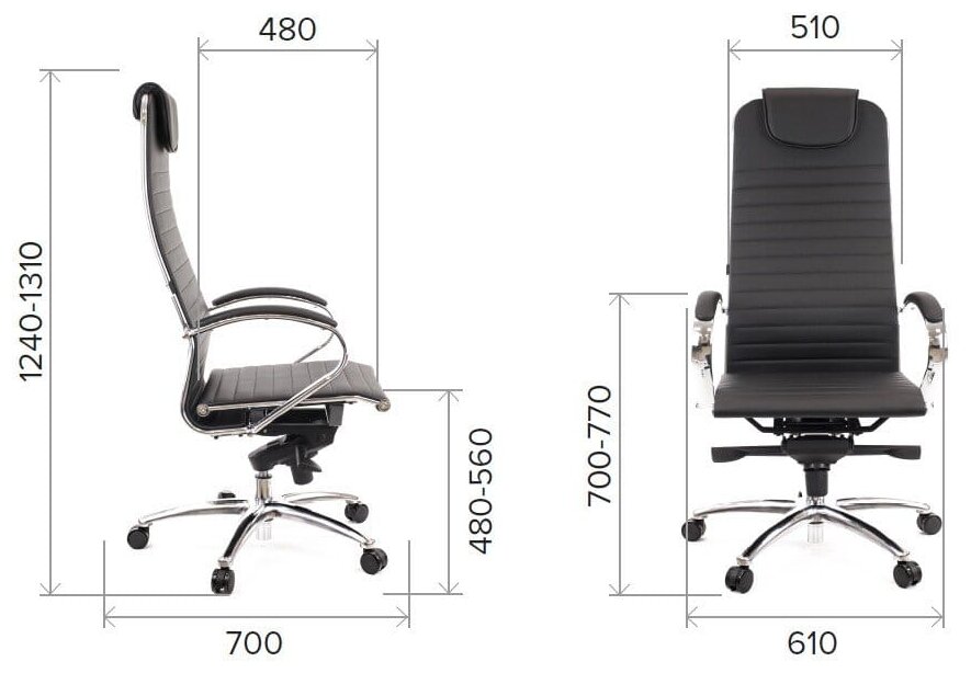 Офисное кресло Everprof (Black) - фото №3