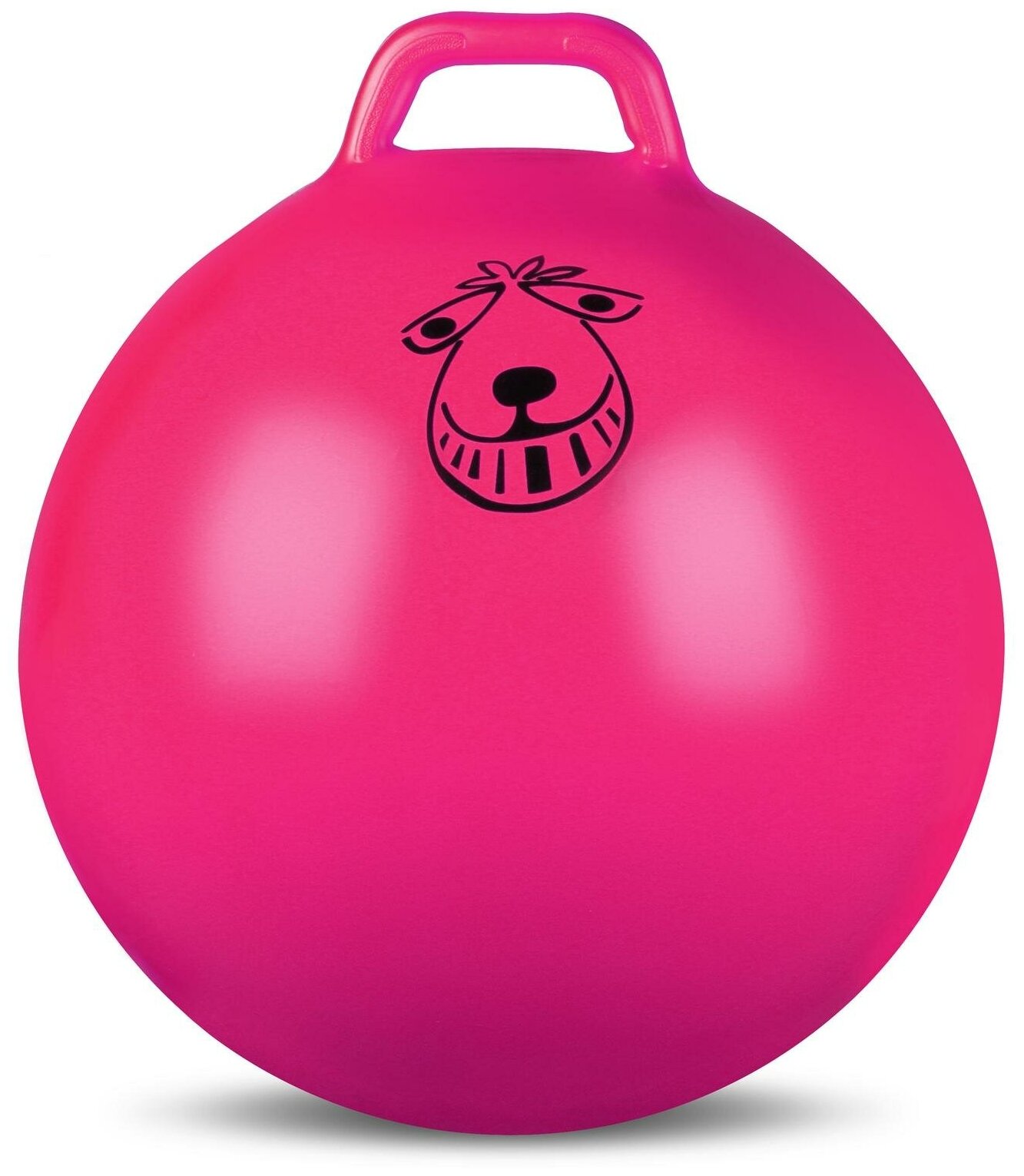 Мяч гимнастический с ручкой INDIGO IN093 Розовый 65 см