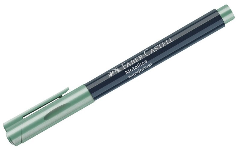 Маркер для декорирования Faber-Castell Metallics (1.5мм, мятно-зеленый металлик) 1шт. (160794)