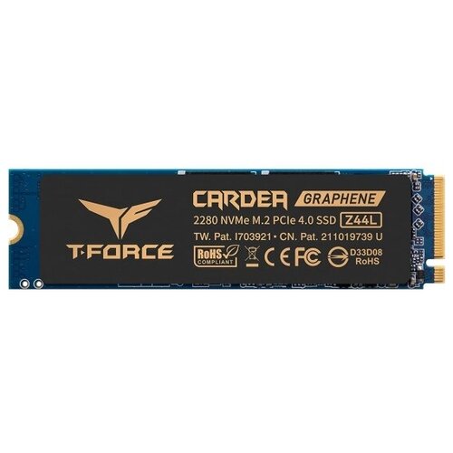 SSD диск TEAM GROUP M.2 2280 CARDEA Z44L 1 Tb PCIe 4.0 x4 NVMe 3D NAND TLC TM8FPL001T0C127