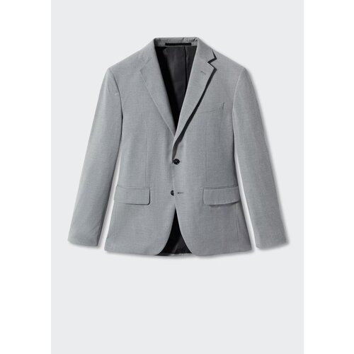 Пиджак MANGO, размер 50, серый