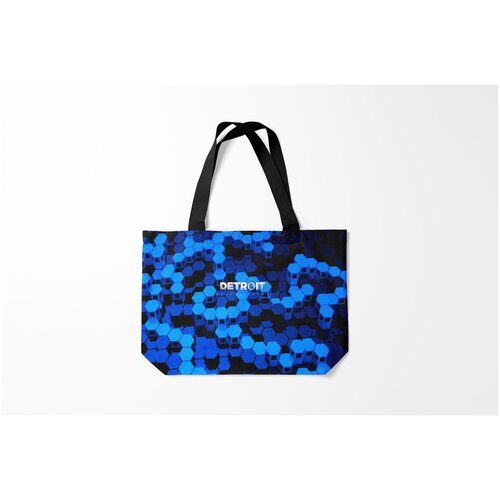 фото Сумка-шоппер / 46х35 см / геймерам / detroit become human burnettie