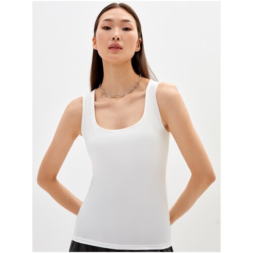 фото Майка zarina женская 2161503403, цвет:белый ,размер:l