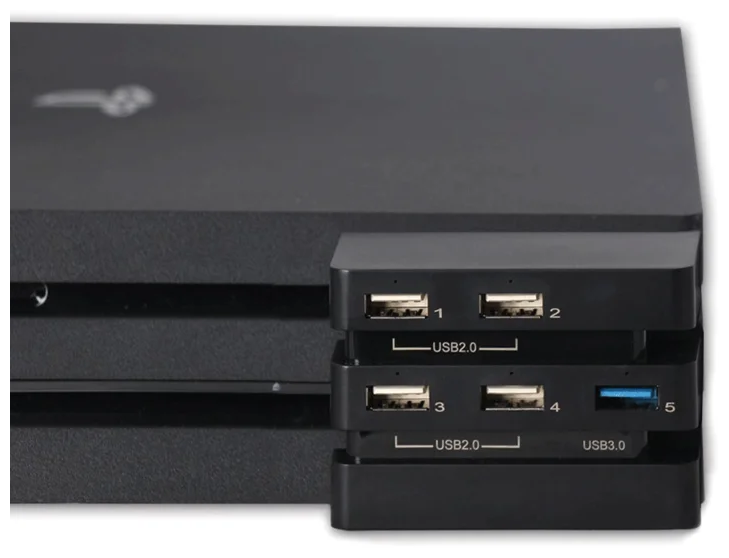 5 портовый концентратор (разветвитель) USB для PS4 Pro TP4-832