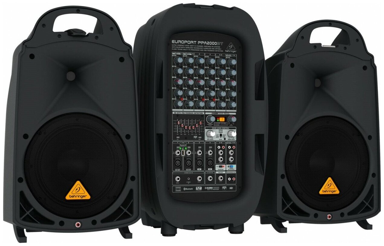 Behringer PPA2000BT портативный звукоусилительный комплект